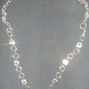 DESIGNER SILVER CHAIN BELT WITH CLIP HOOK CLOSURE